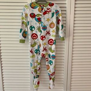 The Grinch Footed Pajamas, 18M, Zipper